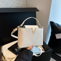 Women's PU Leather Crossbody Bag - Stylish Work & Everyday Shoulder Bag