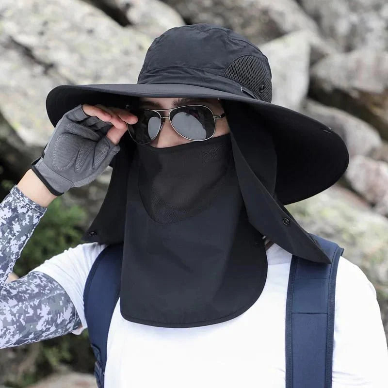 Adjustable Outdoor Fishing Hat | Breathable Sunshade Cap for Men and Women