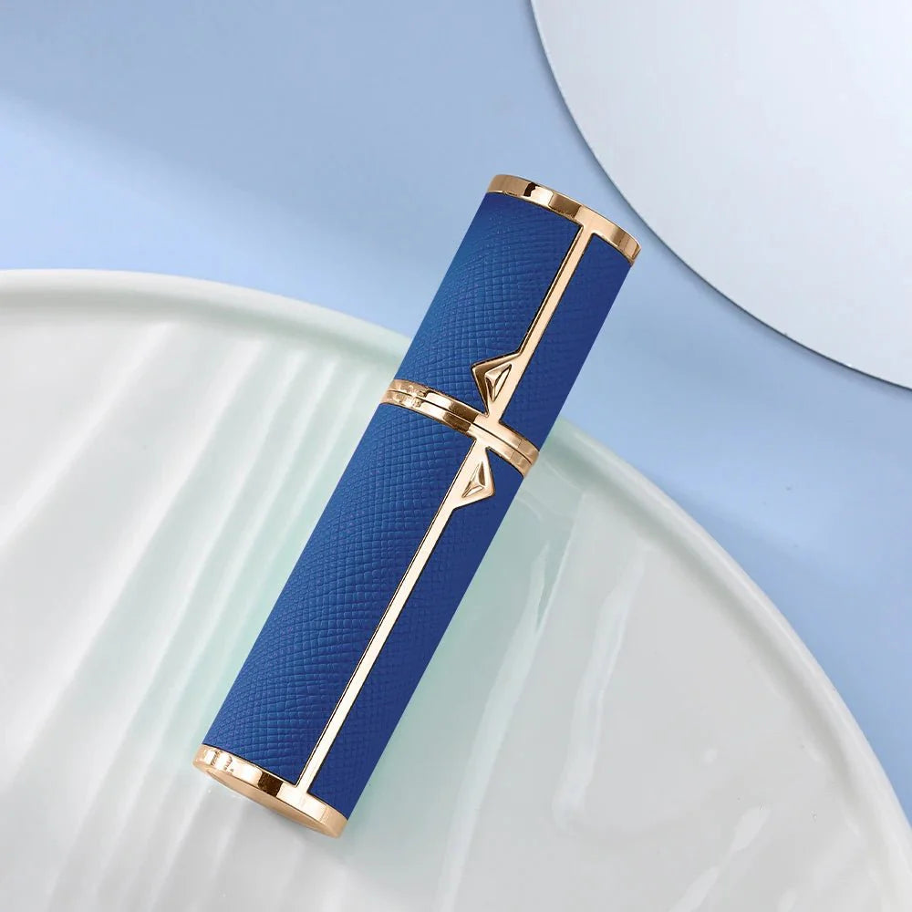 Refillable Perfume Bottle | 5ml Travel Spray Atomizer with PU Leather Case